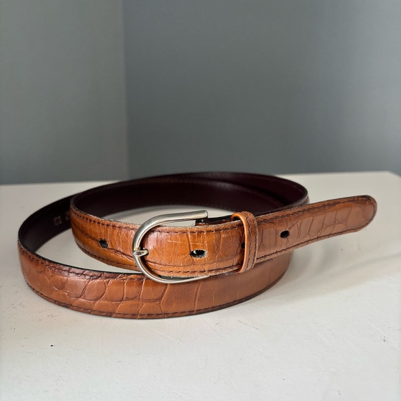 Gator Accessories - Gator Cowhide Tan Brown Leather Belt size 40/100